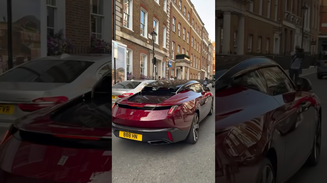 1 of 1 $30M Rolls-Royce Rose Noire Droptail in London #rollsroyce #luxurycars #richlifestyle #london