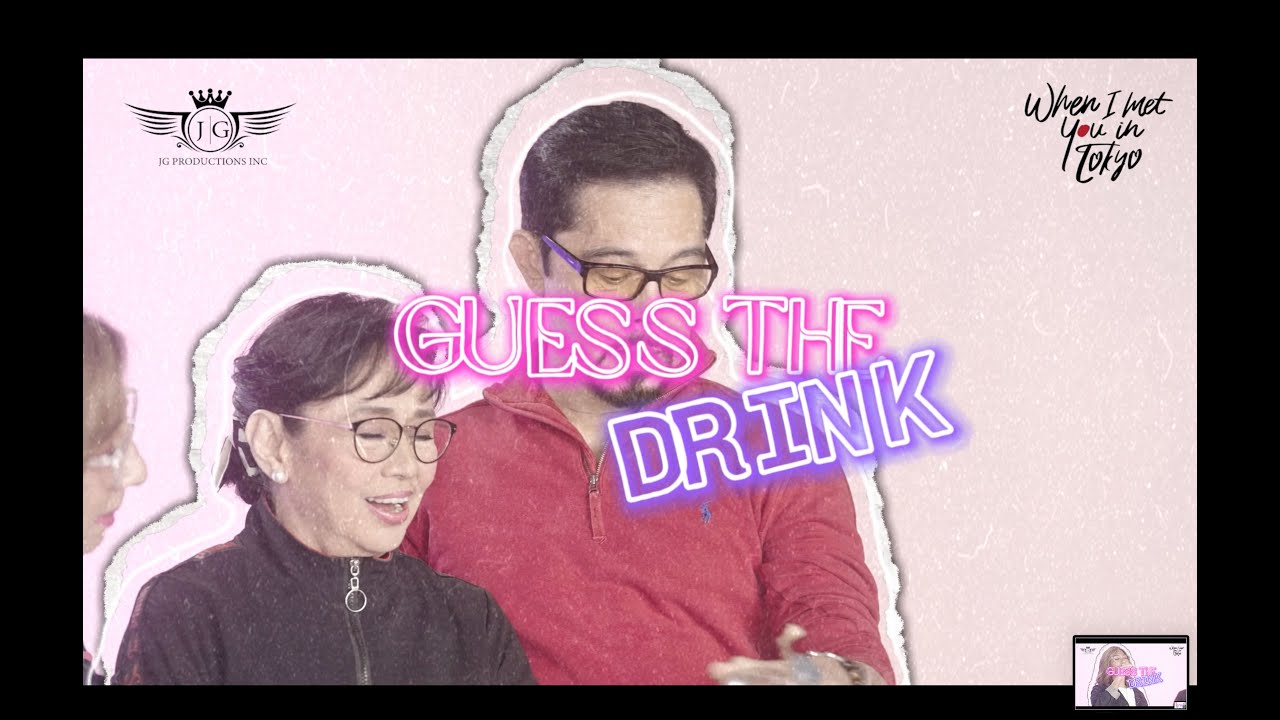When I Met You In Tokyo Cast  | Guess The Drink Challenge