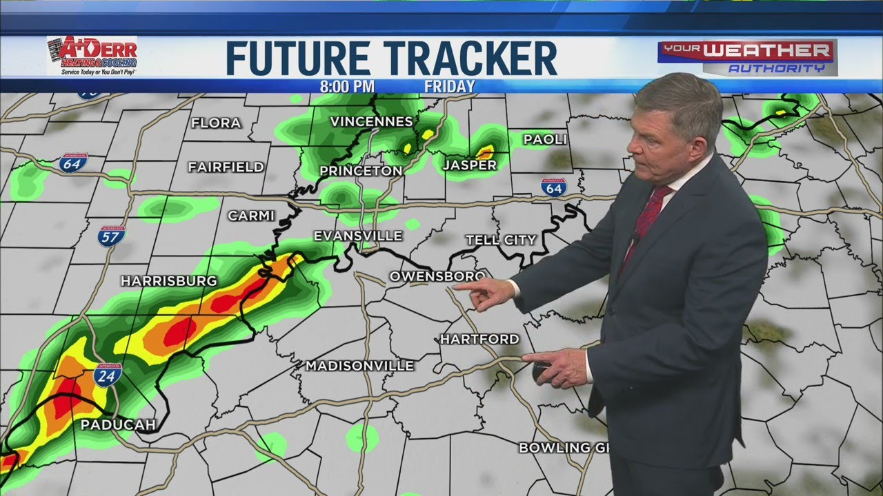 Beautiful Thursday / Showers Late Friday
