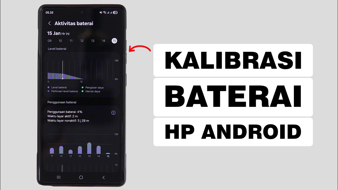 Cara Kalibrasi Baterai Semua HP Android