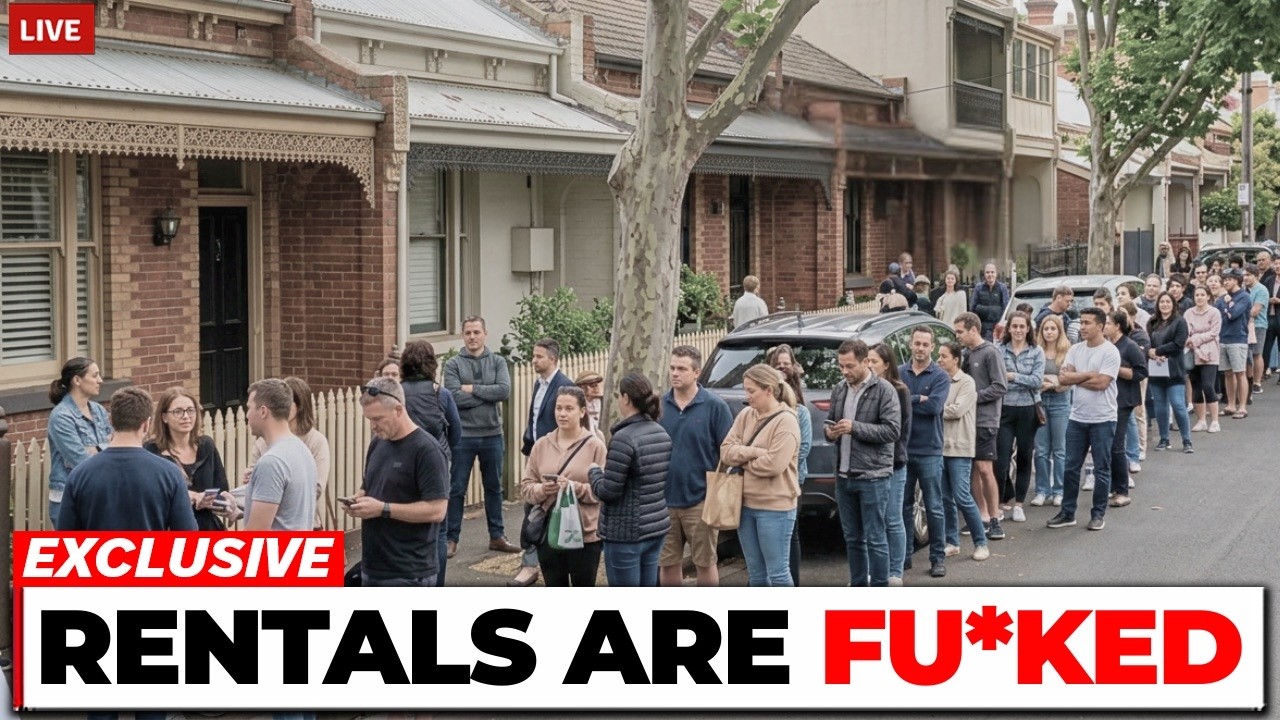 150 People FIGHT for ONE Apartment in Melbourne - Victoria Rental Crisis
