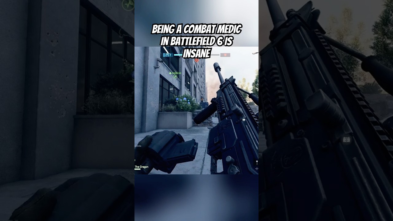 Being A Combat Medic In BF6 Is Insane #gaming #battlefield6