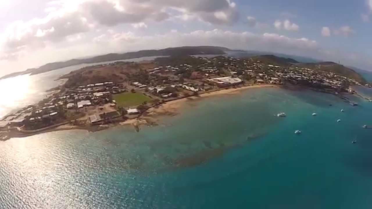 Scenic flight over Torres Strait and landing on Horn Island