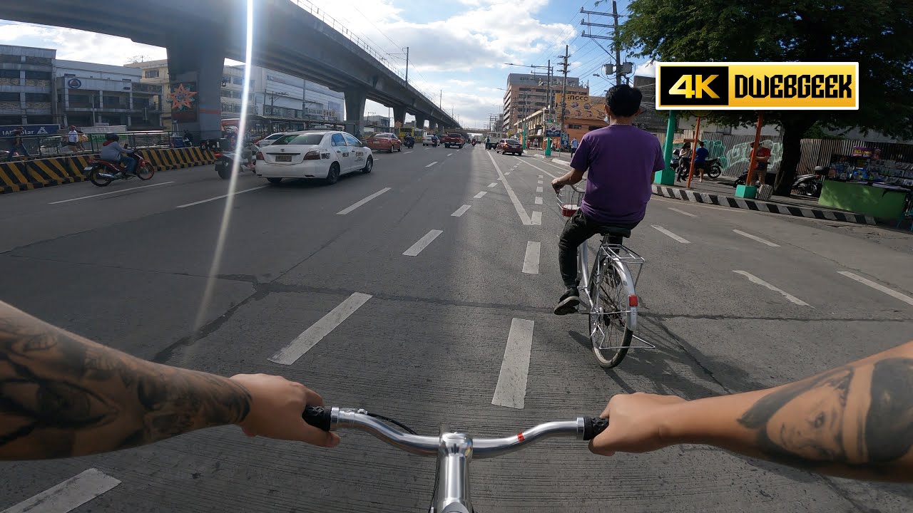 Dropping some Shopee orders sa warehouse—Bike Commute | DWEBGEEK [4K]
