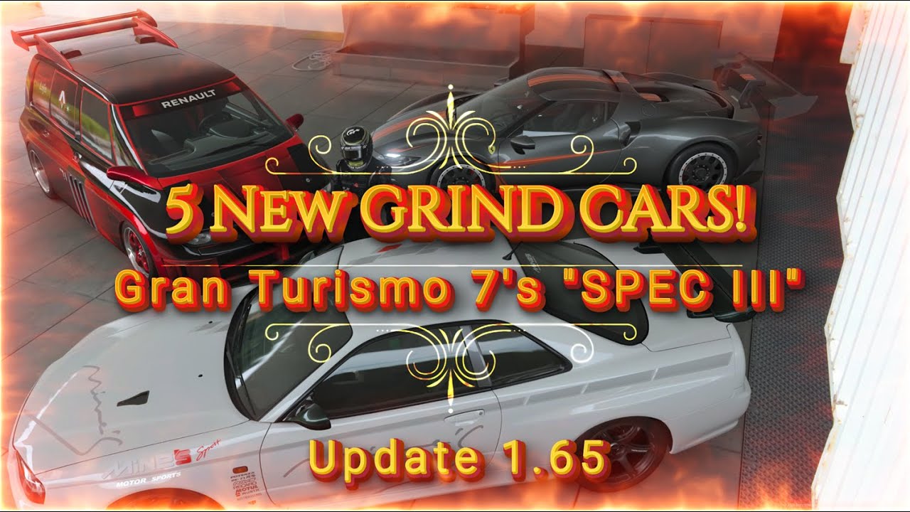 Gran Turismo 7's Spec III Update 1.65 Brings Five New GRIND Cars