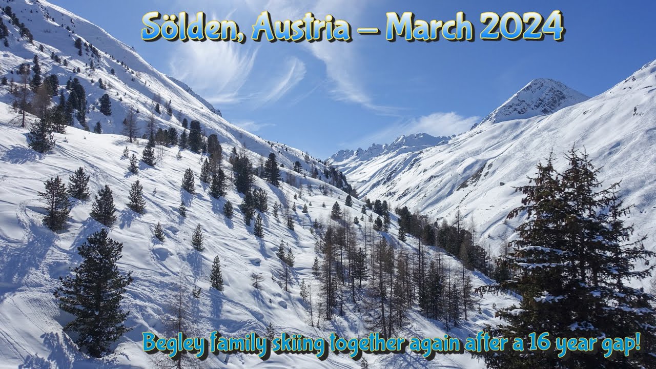 Skiing in Sölden, Austria - March 2024