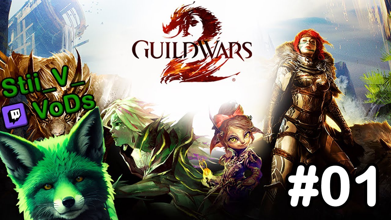 Guild Wars 2 [#01] [Deutsch] 🧝🏻 Mein ERSTES Mal GW2! | Twitch-Stream VoD von Stii_V_💚