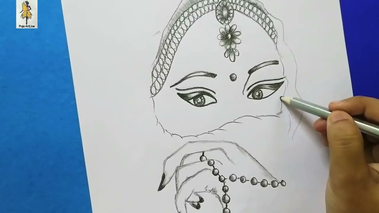 how to draw beautiful girl/Girl drawing/easy sketch steps/Pencil sketch/cute face drawing.