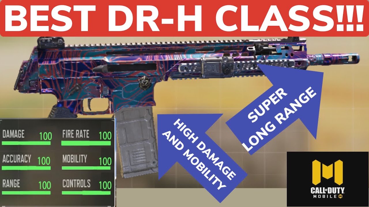 Best DR-H gunsmith!!! NO RECOIL!!! Call Of Duty Mobile Season 7
