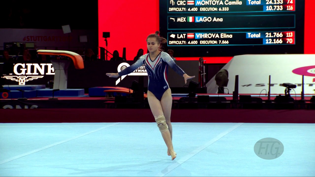VOSTRUCHOVAITE Agata (LTU) - 2019 Artistic Worlds, Stuttgart (GER) - Qualifications Floor Exercise