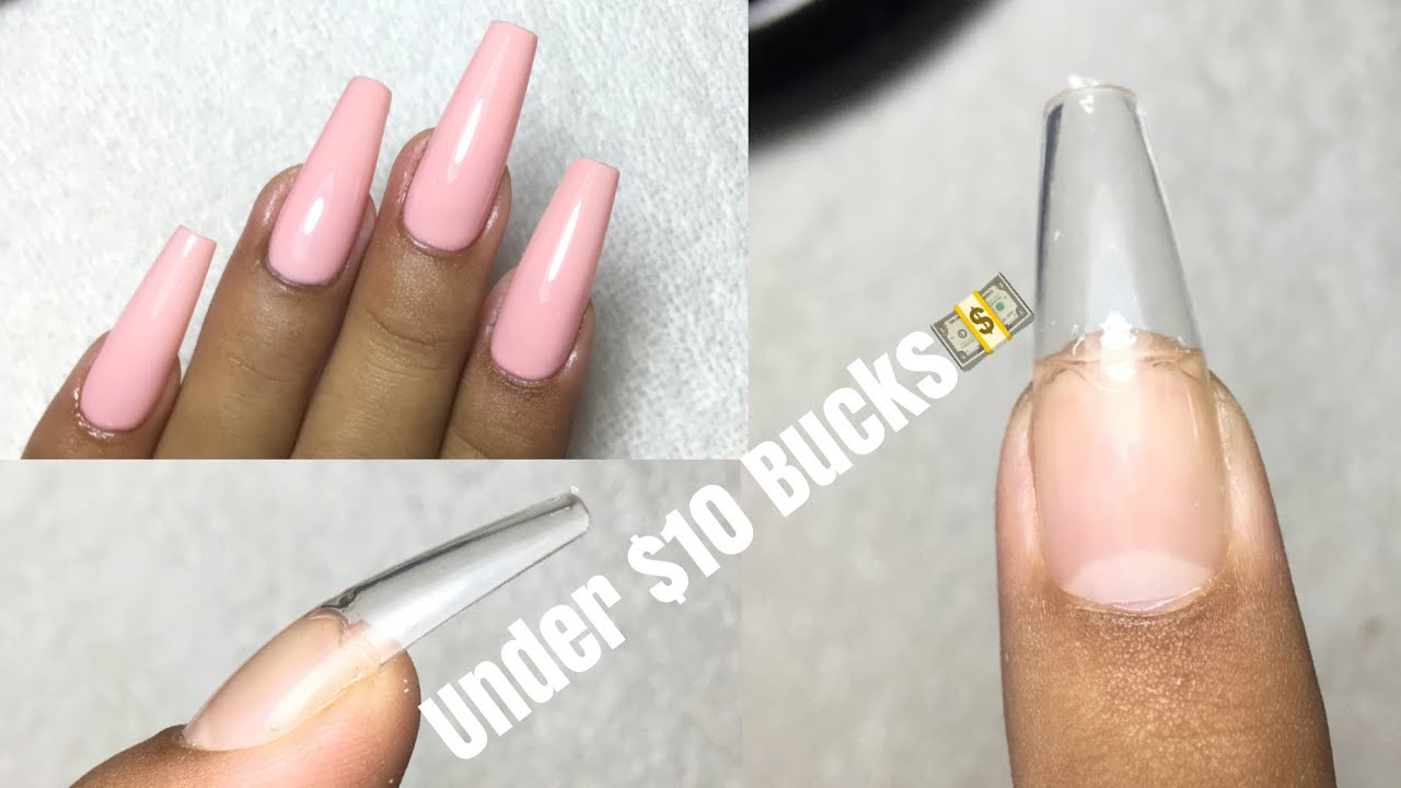 Easy DIY Apres Gel-X DUPE nails just under $10 !!