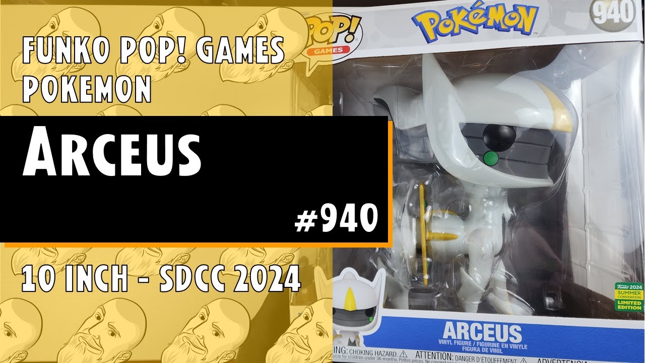 Arceus Funko Pop  - 940 - Pokemon - SDCC 2024 // Just One Pop Showcase