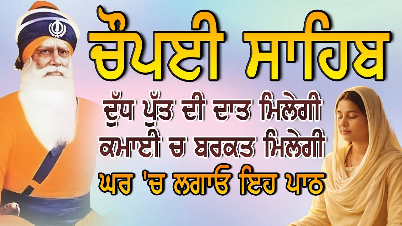 Chaupai Sahib |ਘਰ ਵਿੱਚ ਆਉਣਗੇ ਸੁੱਖ ਹੀ ਸੁੱਖ| Gurbani  Path |ਚੌਪਈ ਸਾਹਿਬ |ਚੌਪਈ ਨਿਤਨੇਮ | Chaupai |Vol- 24