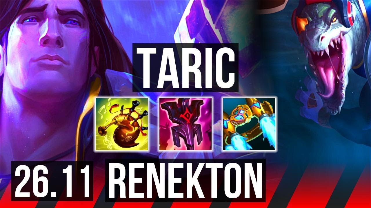 TARIC vs RENEKTON (TOP) | 36K damage, Lethal Tempo | EUW Diamond | 26.11