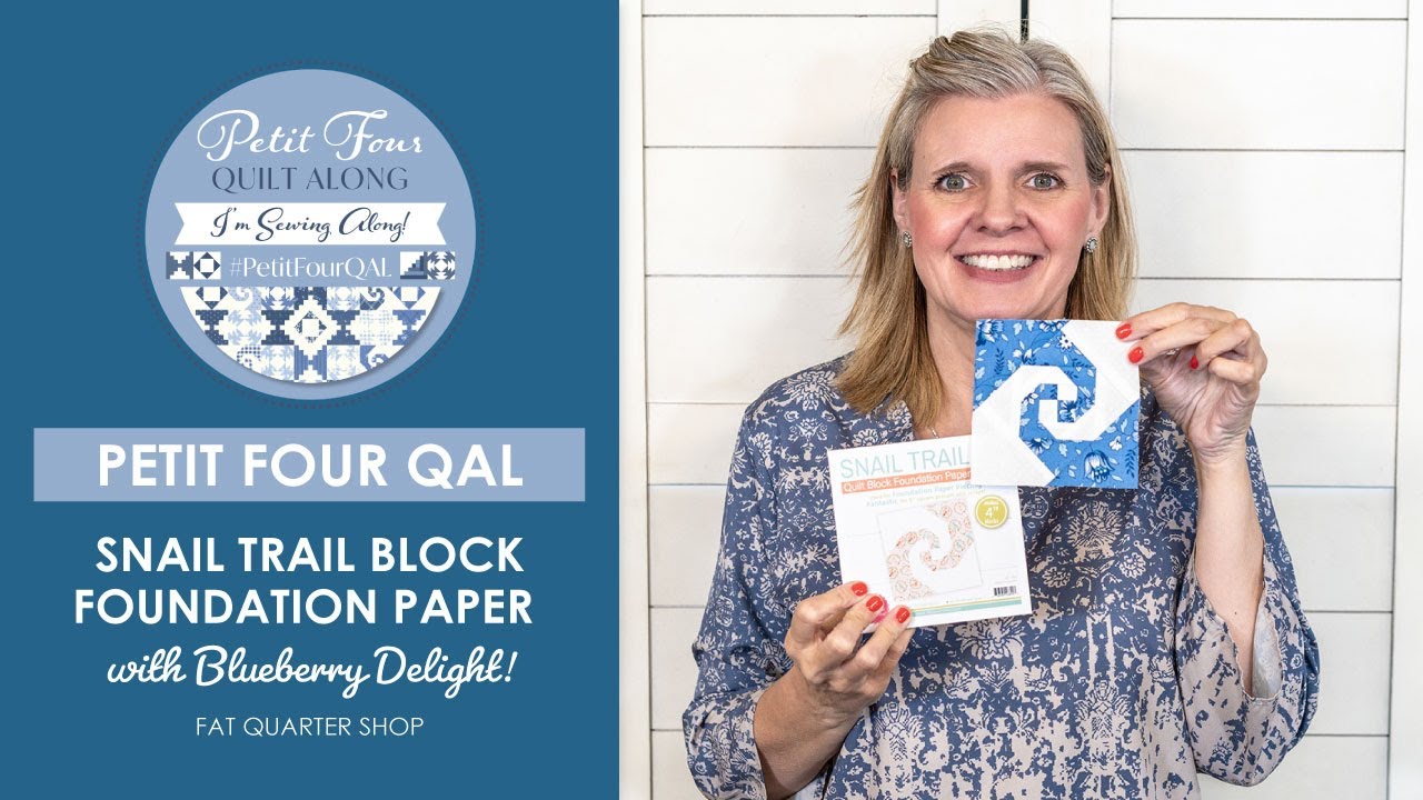 LIVE: Petit Four QAL with Snail Trail Foundation Paper & Stronger Together 2024! - Behind the Seams