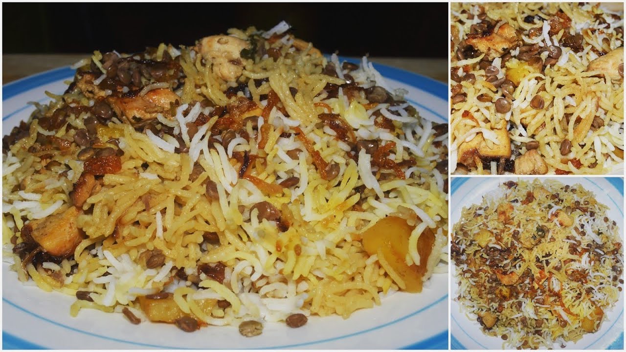 [Mauritian Cuisine] Layered Lentils Chicken Pulao (Biryani)