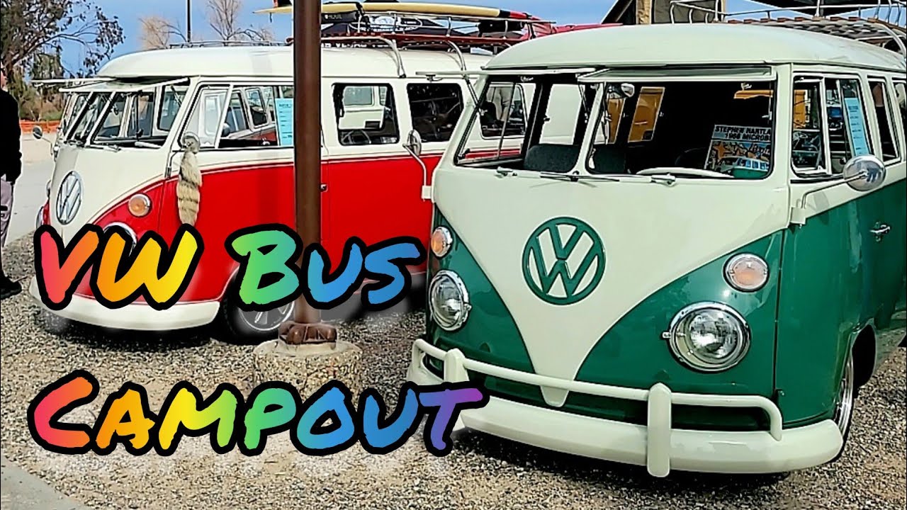 VW BUS CAMP OUT Volkswagon Annual Buses by the Bridge Campout 2023 Lake Havasu City Arizona