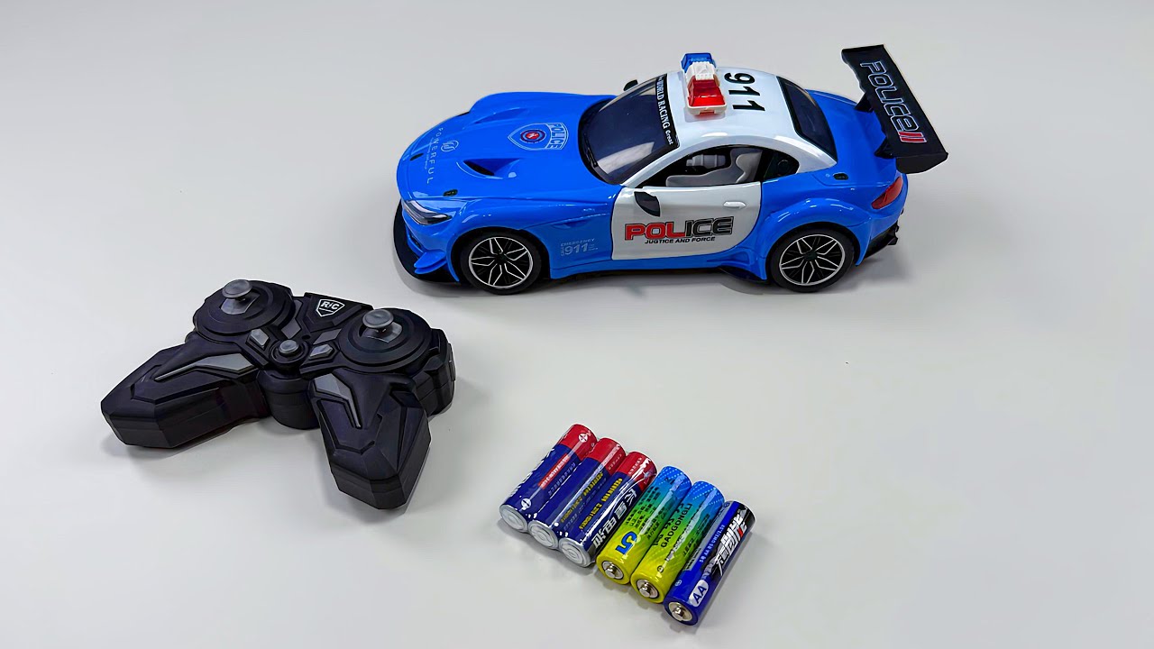 Unboxing 3D excavator,RC city police car,RC drift racing car,spider crawling car,cash transport car.