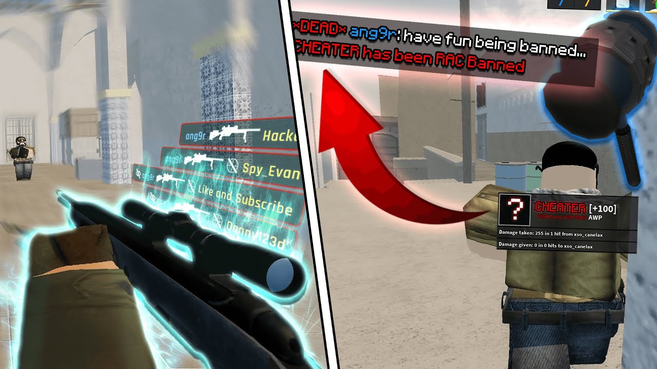 SCOUT ONLY vs. HACKER in Counter Blox...
