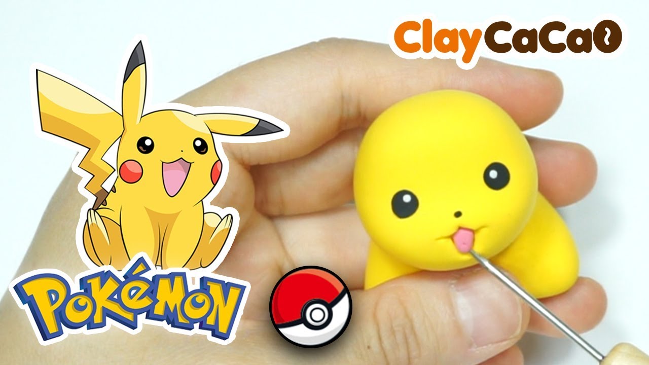 Pokemon  Pikachu Clay art :  Pokémon Go Pikachu in Starbucks