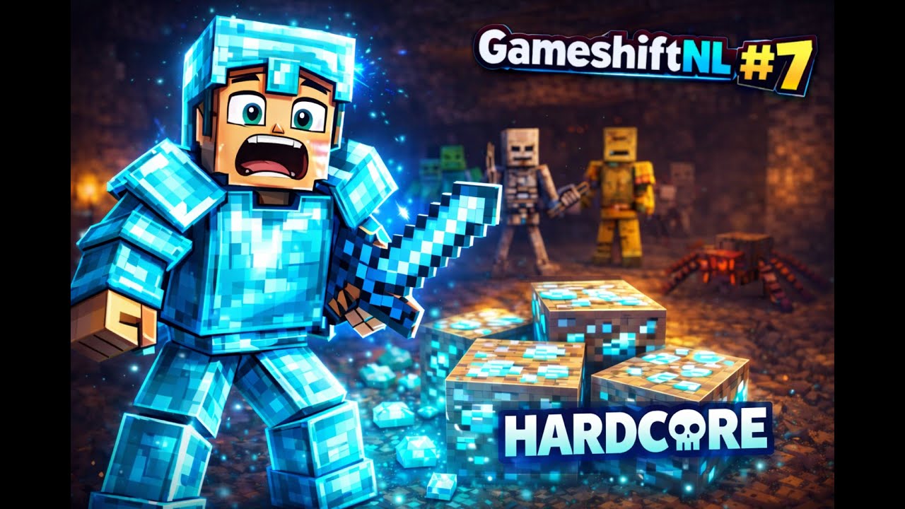 1 FOUT = GAME OVER… | Minecraft Hardcore #7