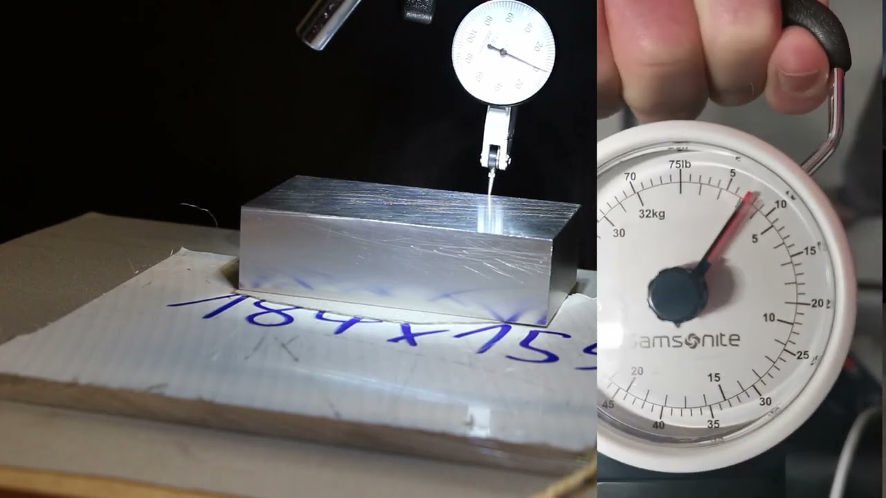 Verschiebekräfte am MDF-Staubsauger-Vakuumtisch