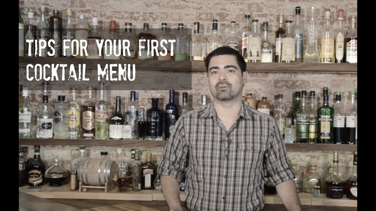 Tips for Running Your First Cocktail Menu