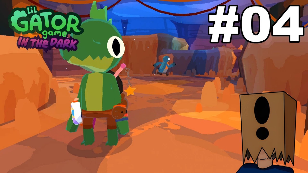 Let's Play Lil Gator Game In the Dark #04: Royal Diplomacy, Hiding Friends and Minecart Mayhem