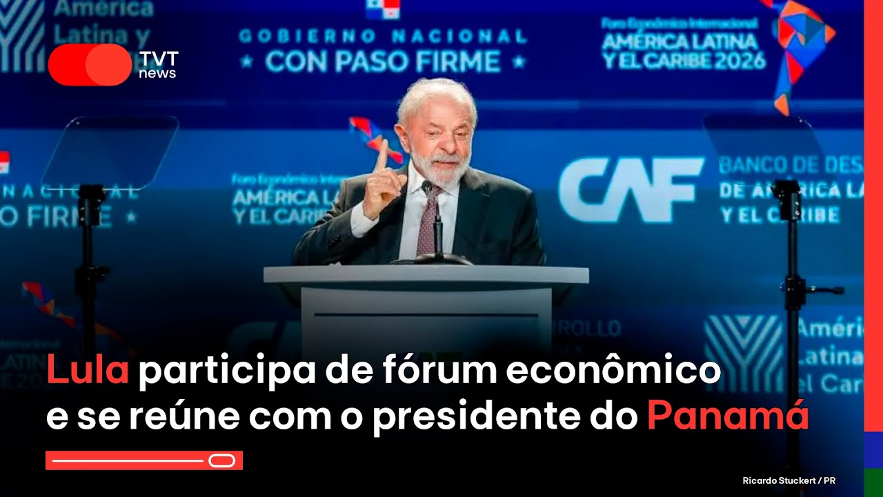 #aovivo Lula participa de fórum econômico e se reúne com o presidente do Panamá
