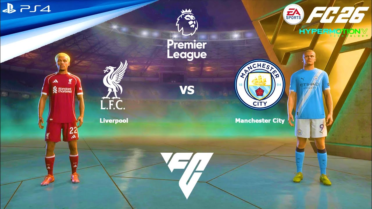 FC 26 PS4 - Liverpool vs Man City | Premier League 2025/2026