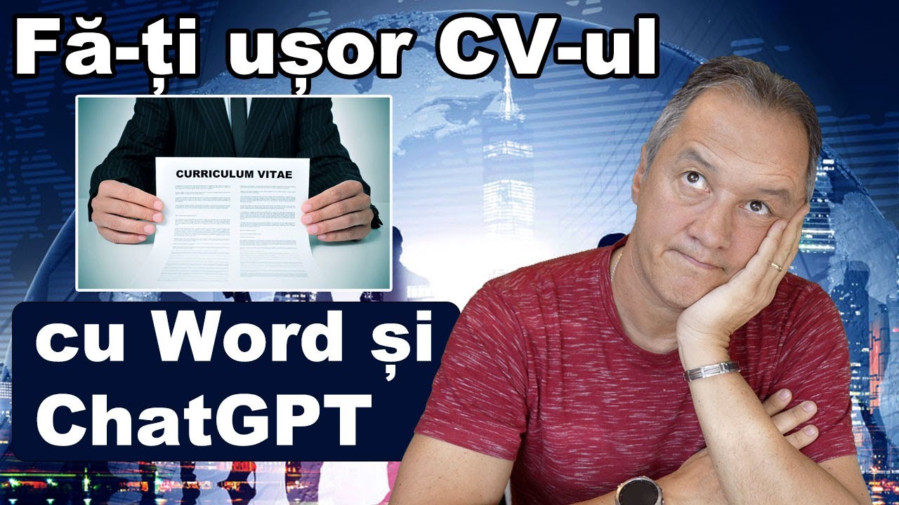 📝 Cum să Îți Creezi CV-ul în Câteva Minute cu ChatGPT și Microsoft Word – Tutorial Rapid ⏱️✨
