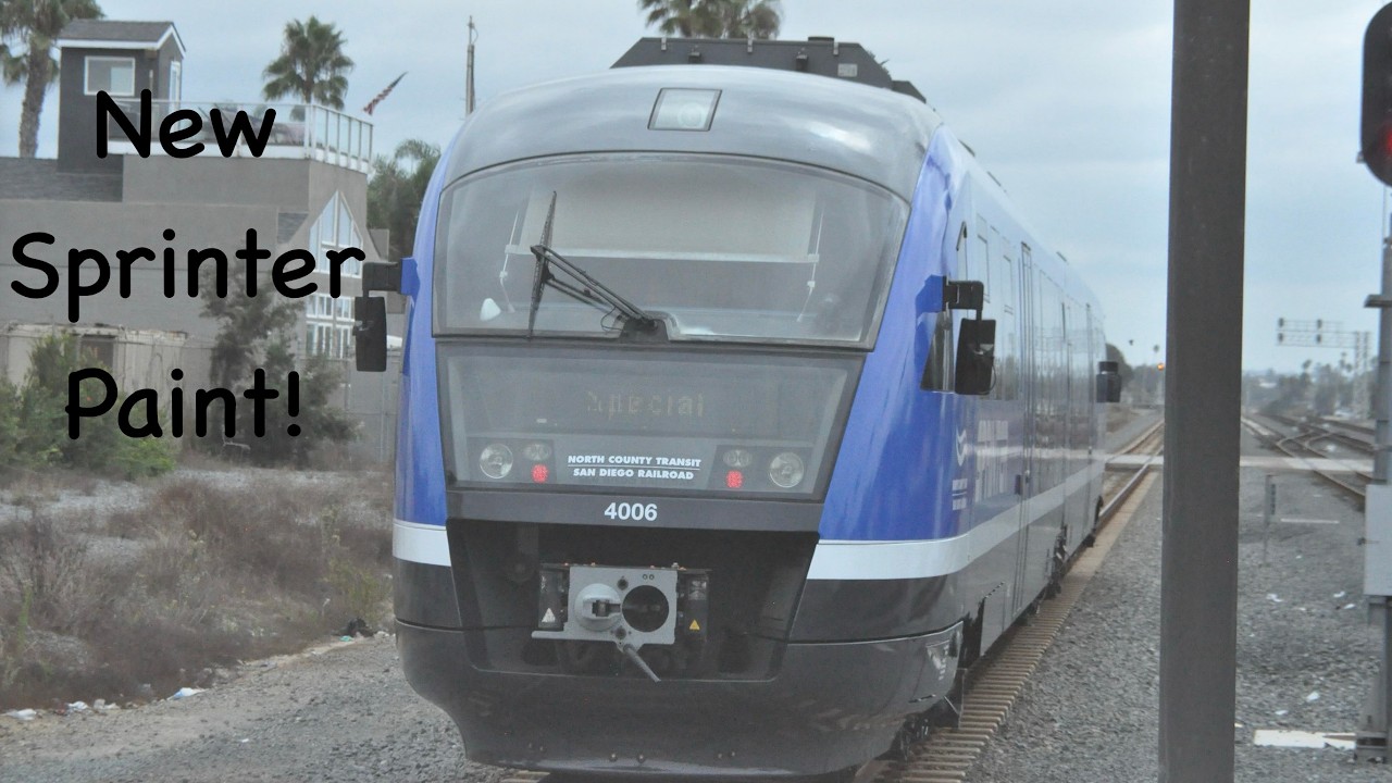 [4K] Railfanning OSTC 9/27/25 For NCTD's 50th Anniversary Feat. New Sprinter Scheme!