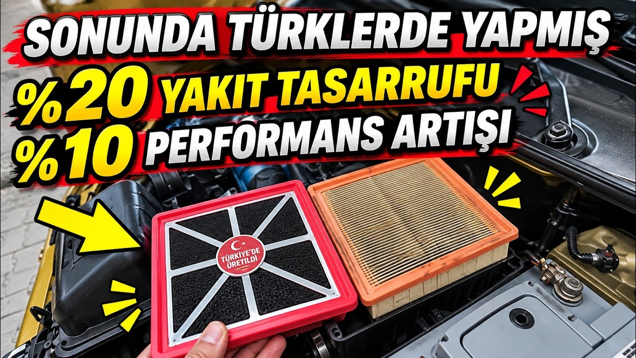 Tork Performans Açık Hava Filtresi %20 Performans Artışı ve Yakıt Tasarrufu. Yerli Üretim.