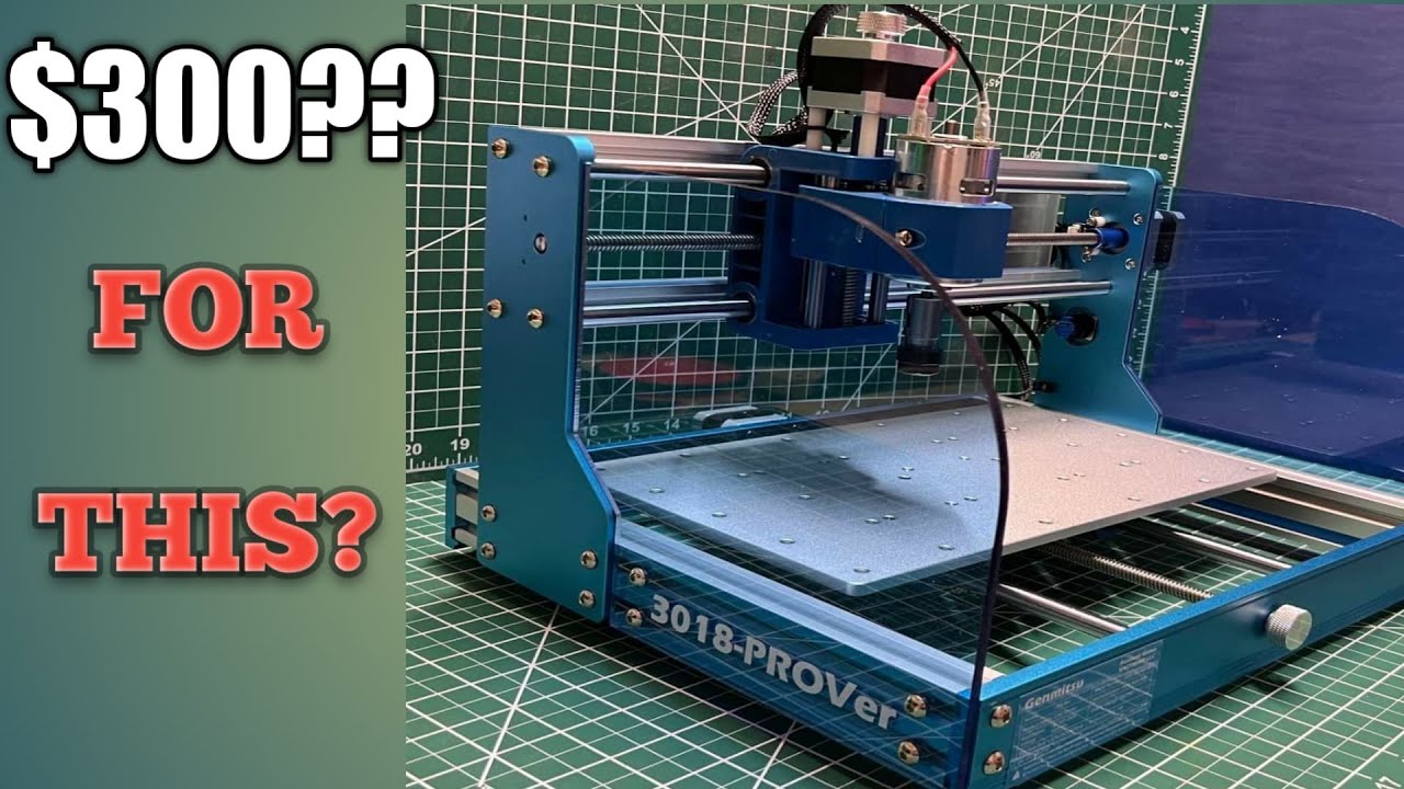 НАСТОЛЬНЫЙ СТАНОК С ЧПУ ЗА 300 ДОЛЛАРОВ! Стоит ли он того? SainSmart Genmitsu 3018 PROVer V2 #des...
