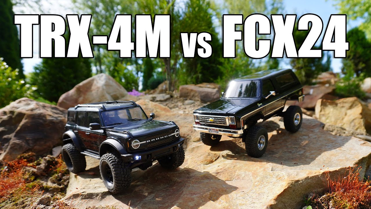 Follow the Leader - Traxxas TRX-4M vs FMS FCX24