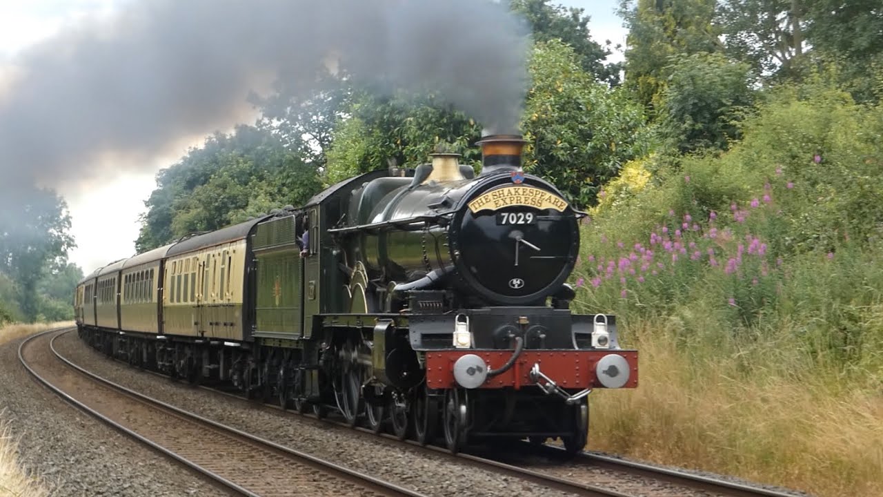 7029 ‘Clun Castle’ performs superbly!-Extended Leicester Shakespeare Express - 14/07/24- 4K