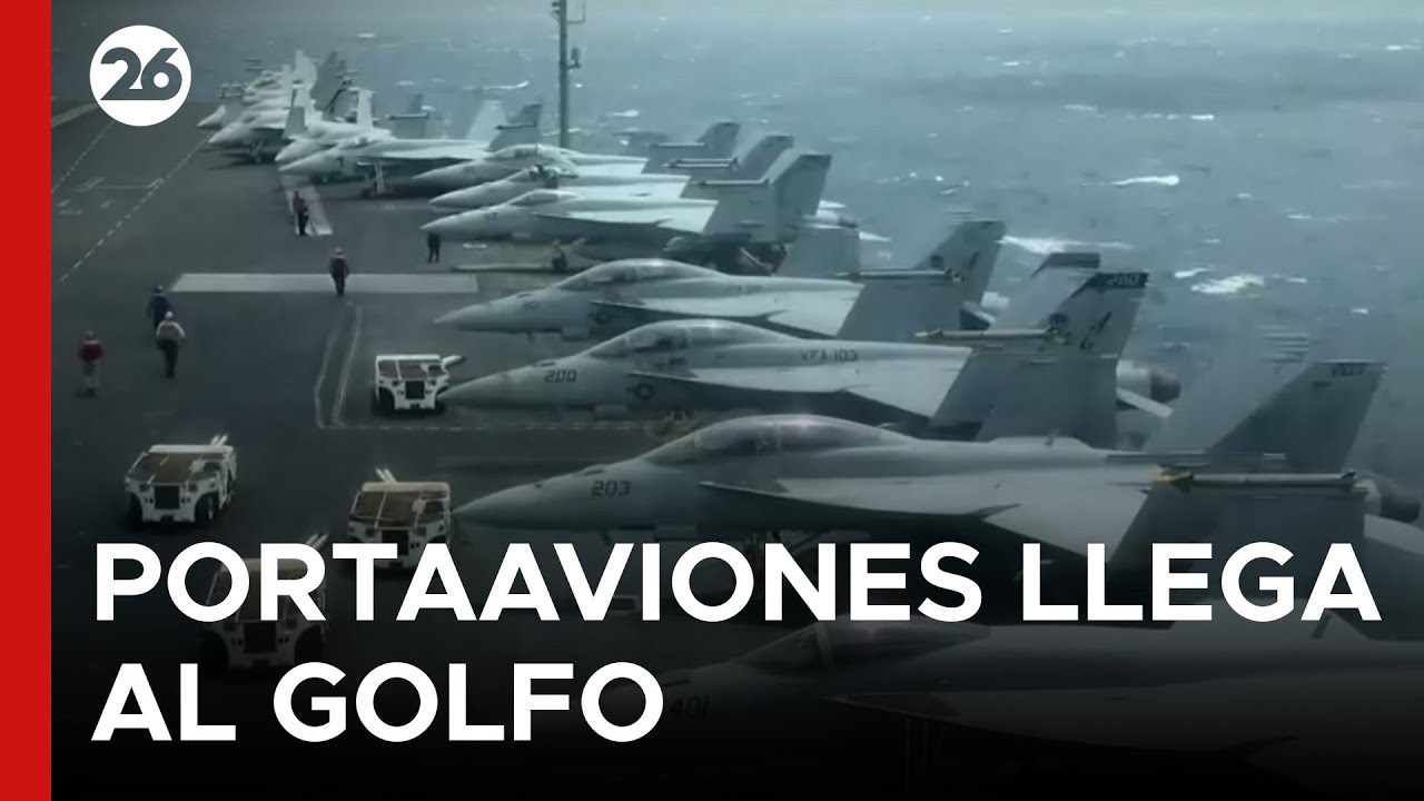 🚨 CONFLICTO INMINENTE | El portaaviones USS Abraham Lincoln llegó a Medio Oriente