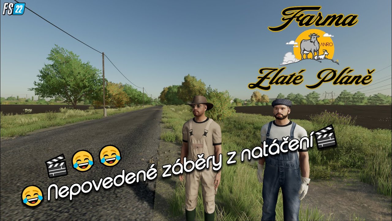🤪Nepovedené záběry z natáčení 😂Farma Zlaté Pláně #03