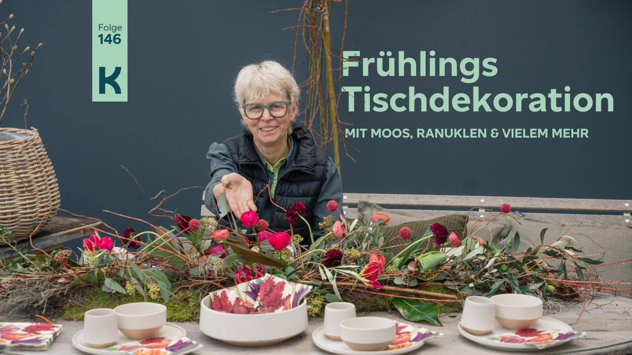 Frühlingshafte Tischdeko | DIY zum Nachmachen | Anleitung