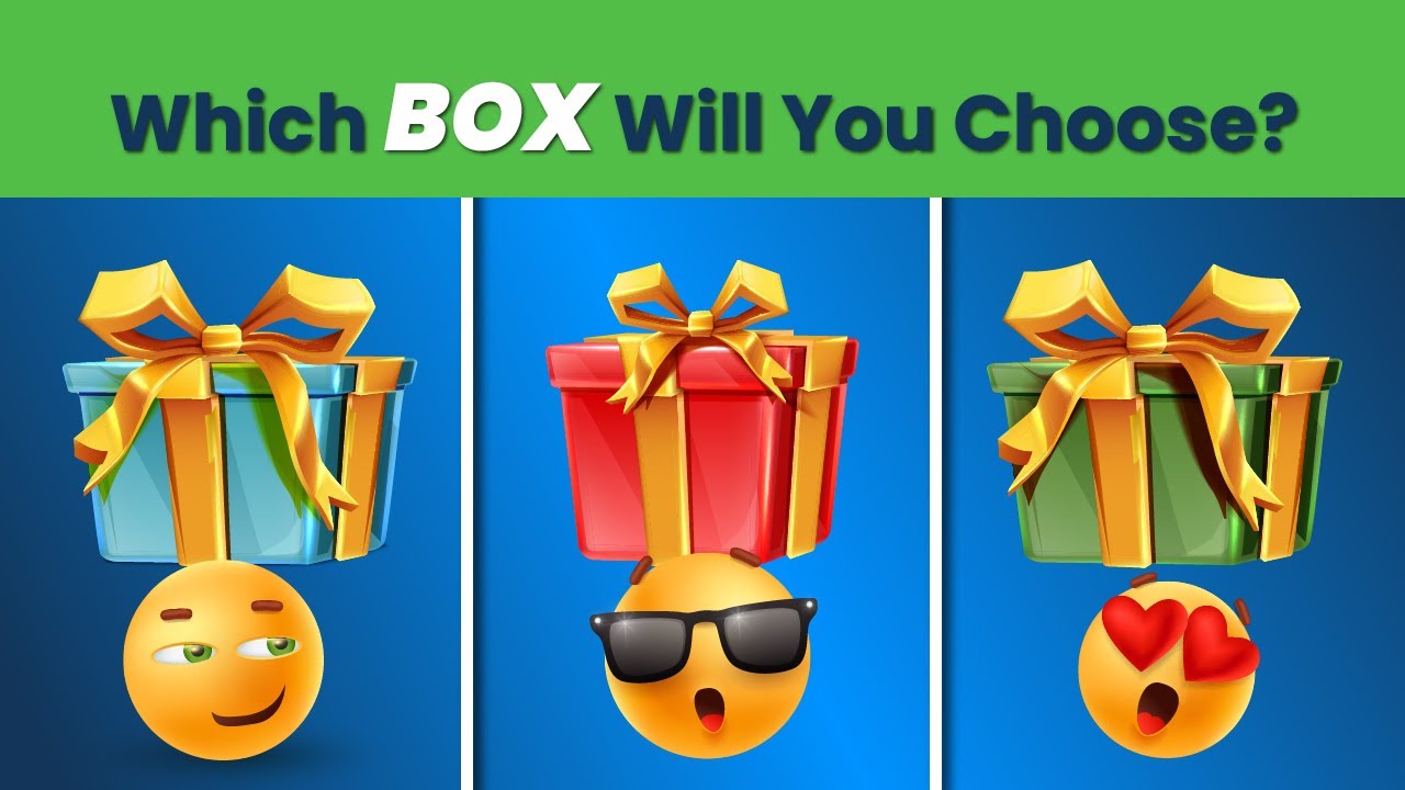 Choose One Box… What Will You Get? 🎁