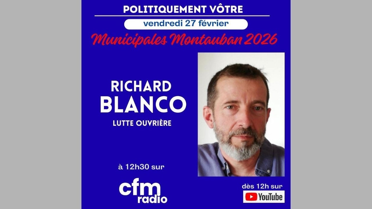 Municipales de Montauban Richard Blanco