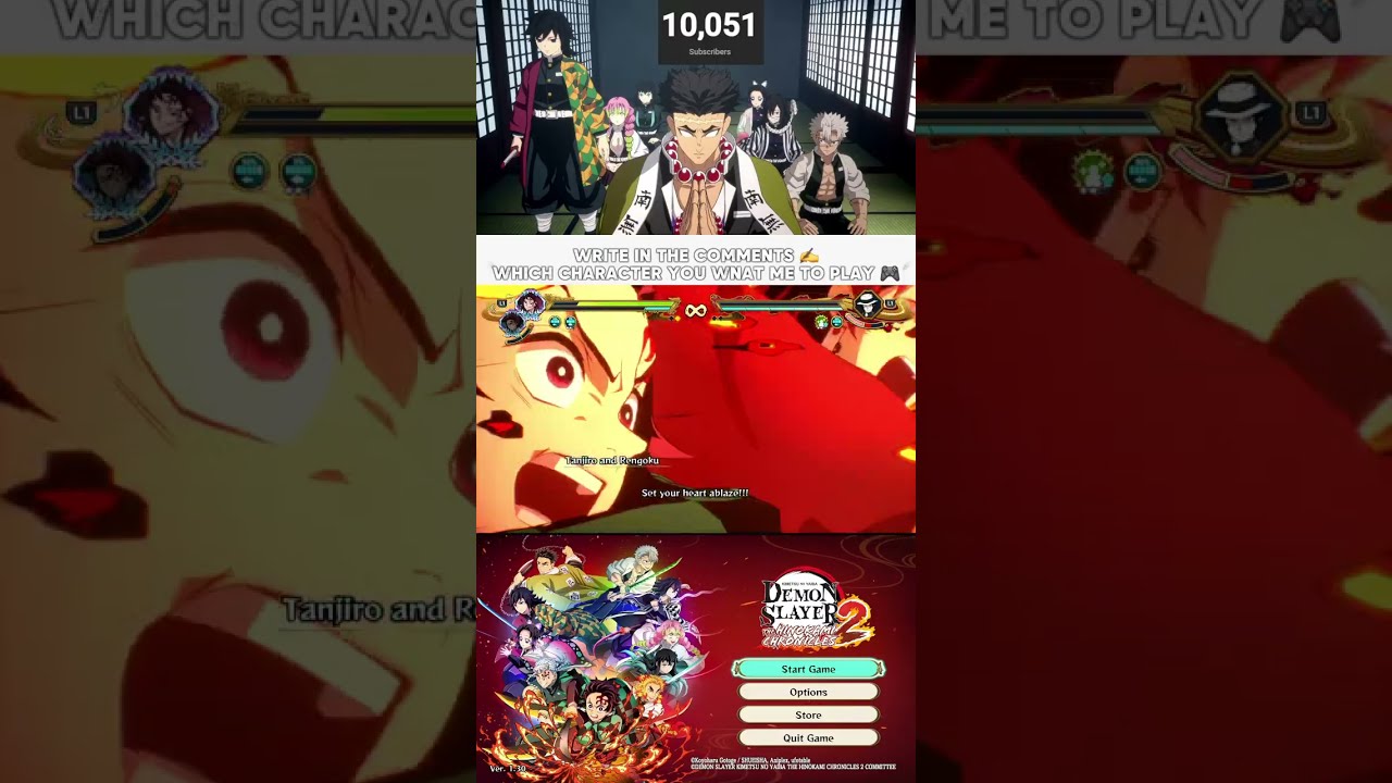 Demon Slayer Hinokami Chronicles 2 Vertical Live
