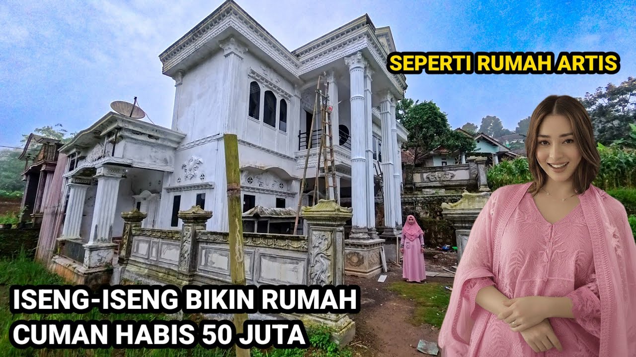 RUMAH PALSU INI HANYA BUTUH BIAYA 50 JUTA FULL TERBUAT DARI ASBES