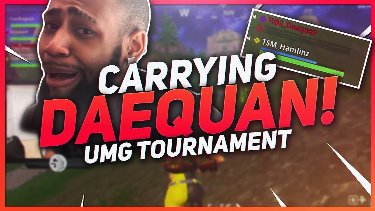 TSM Hamlinz - CARRYING DAEQUAN IN THE $10,000 UMG TOURNAMENT! (Friday Fortnite Full Game)