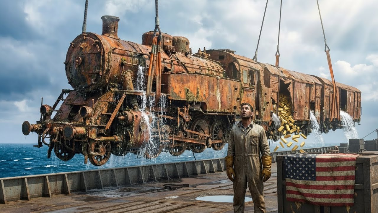 Salvaging WWII Treasure Ship Carrying 90 Tons of Gold, Buried for a Century Beneath the Ocean Floor
