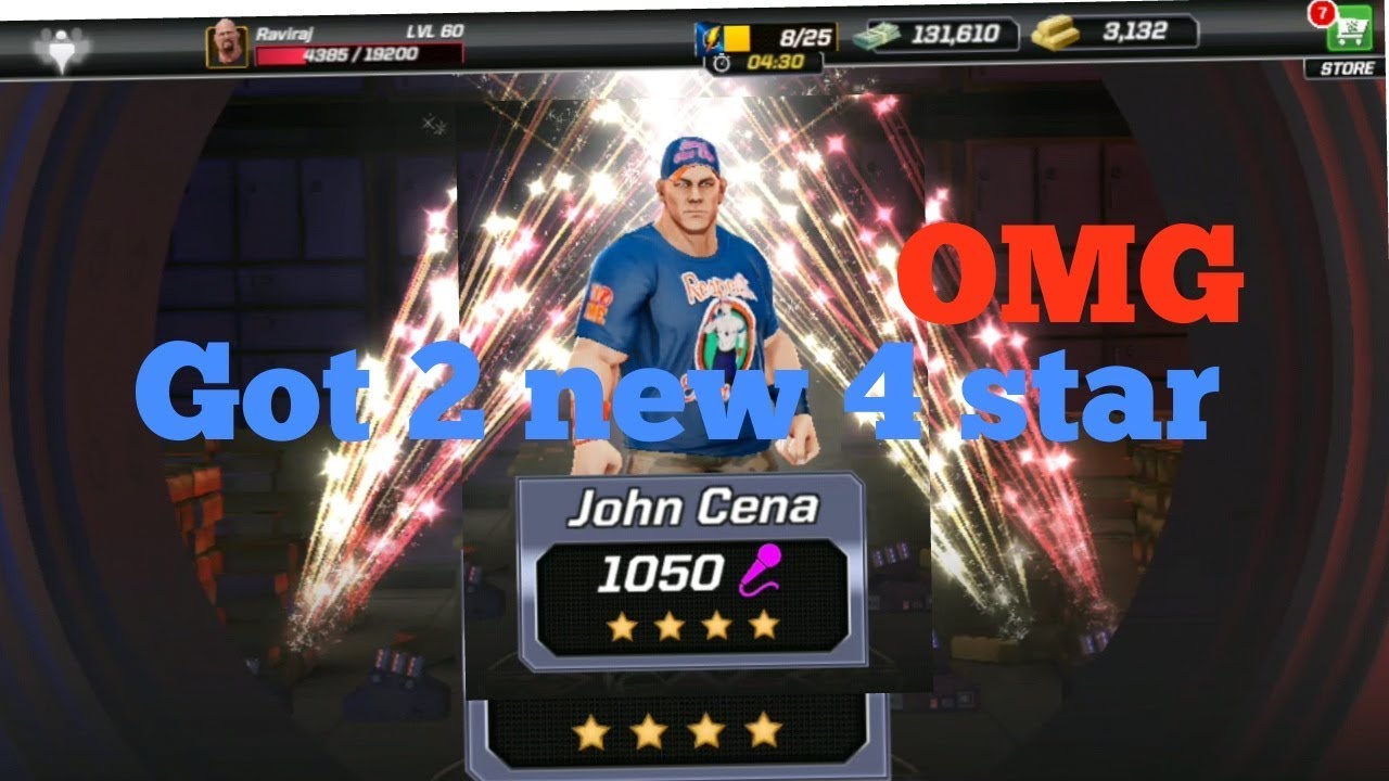 Wwe mayhem #4starloot open finally got new 4 star