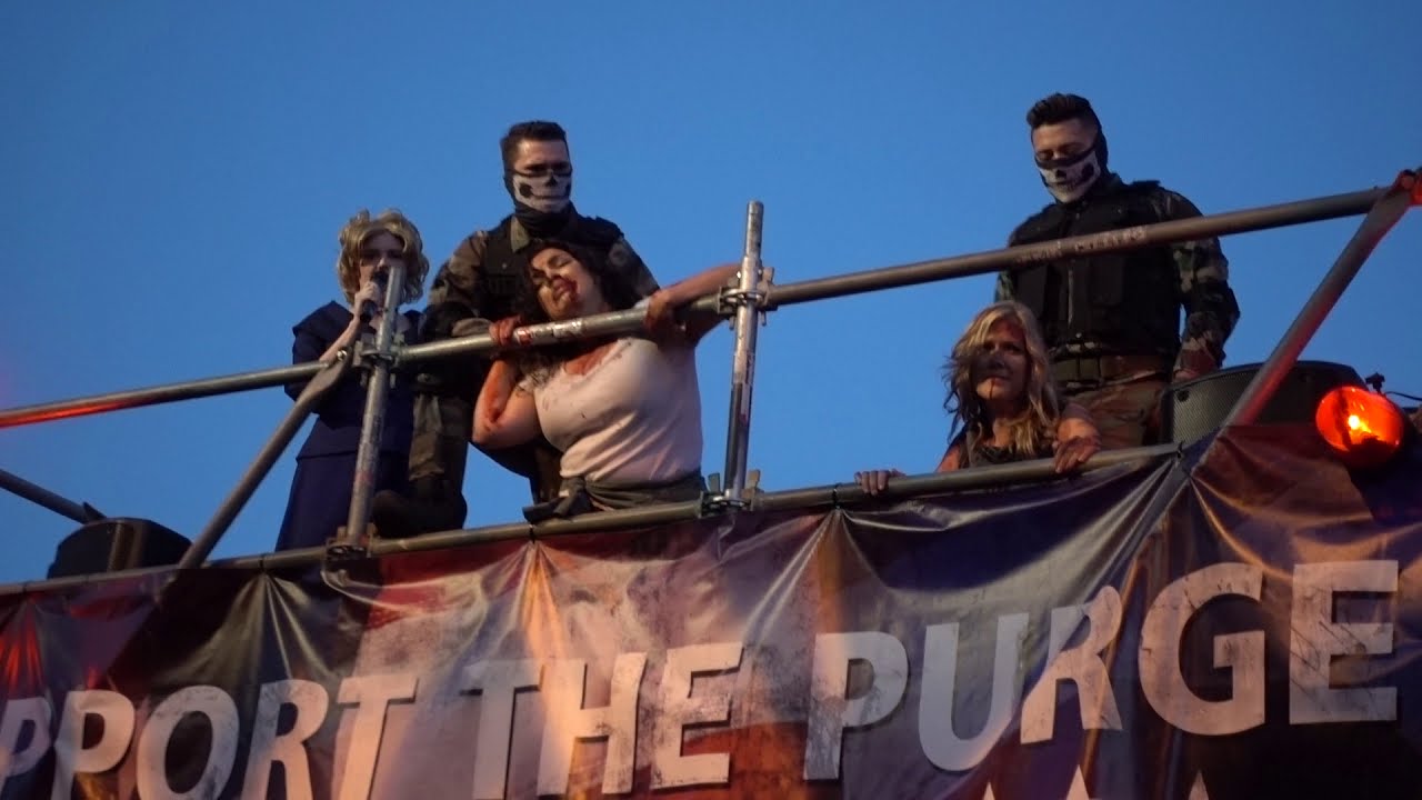 Purge Scare Zone HHN Final Night 11/04/2017 #viral #viralvideo #subscribe #reels #vlog #video