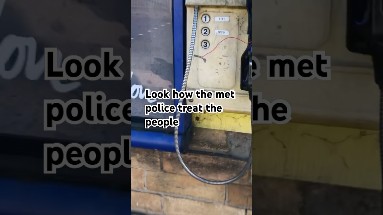 Look how the met police treat the people 