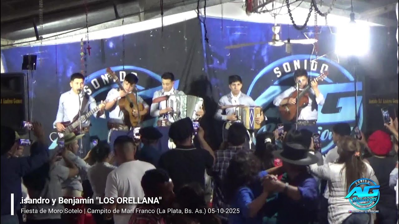 LOS ORELLANA | FIESTA DE MORO SOTELO | CAMPITO DE MARI FRANCO (La Plata) 05-10-2025 👌👌👌