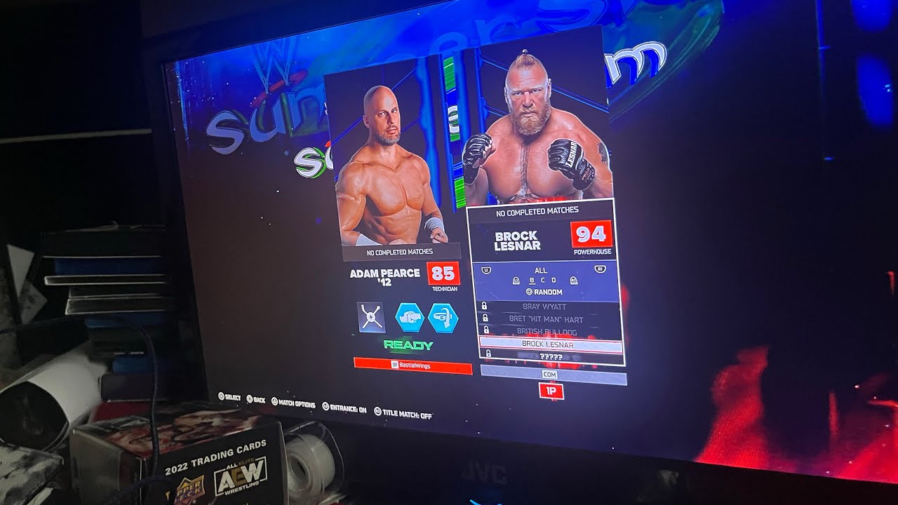 Adam pierce in ring wwe 2k26 ￼